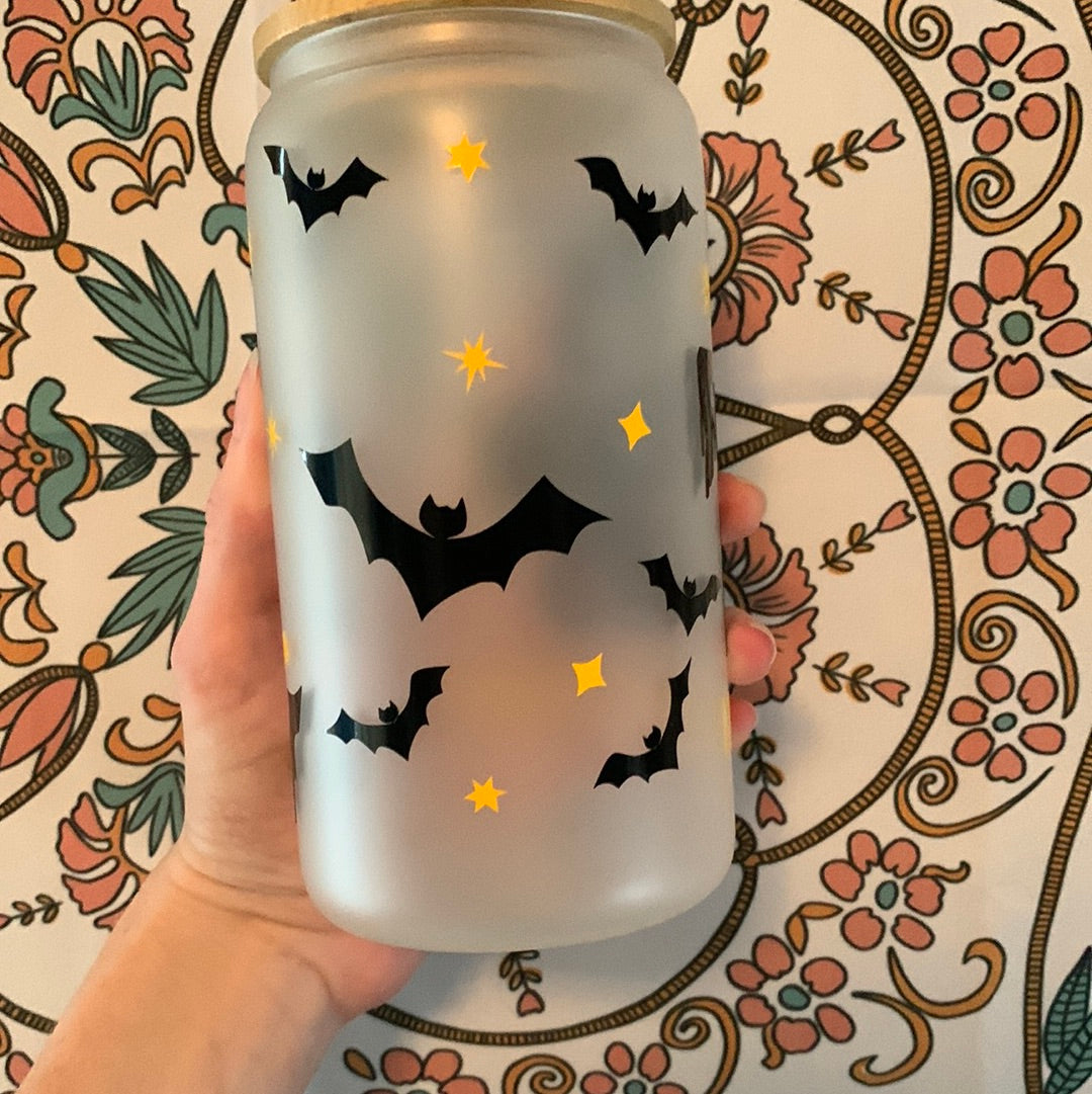 Freaking bats! Libby glass